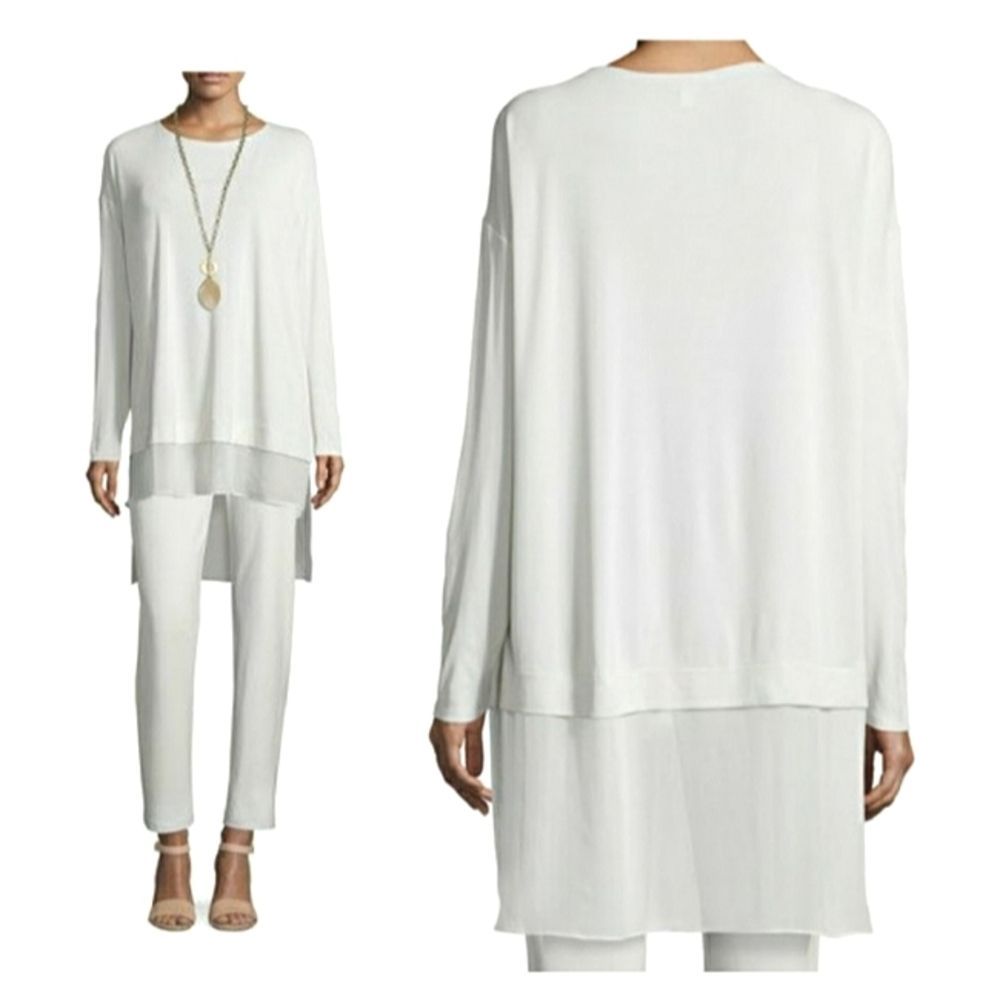 Elieen Fisher 100% Silk Tunic